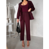 Vínový nohavicový kostým ZORVATO (Veľkosť ONESIZE)