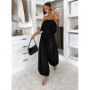 143151 cerny kalhotovy komplet belvany s body