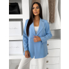 Modré dvojradové basic sako SAREVA (Veľkosť ONESIZE)
