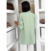 Světle zelené elegantní basic sako SIRONA (Veľkosť ONESIZE)