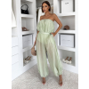 Zelený kalhotový komplet BELVANY s body (Veľkosť M/L)