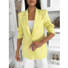 Žlté basic elegantné sako NUVIEL (Veľkosť ONESIZE)