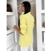 Žlté basic elegantné sako NUVIEL (Veľkosť ONESIZE)