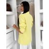 Žluté basic elegantní sako NUVIEL (Veľkosť ONESIZE)
