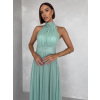 Zelenkavé spoločenské dlhé tylové AURAC (Veľkosť ONESIZE)