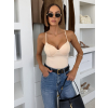 Krémový korzetový top XYLARA na ramienka (Veľkosť M/L)