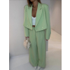 Zelený elegantný nohavicový kostým ZENYA (Veľkosť ONESIZE)