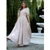 144066 6 bezove elegantni spolecenske dlouhe saty avelira
