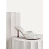 Bílé elegantní lodičky na podpatku TEYRA (Veľkosť 36)
