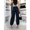 Tmavomodré balónové široké nohavice ZALUD (Veľkosť ONESIZE)