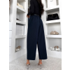 Tmavě modré balónové široké stylové kalhoty PANTYS (Veľkosť ONESIZE)