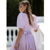 Fialové elegantní dlouhé šaty AVELIRA (Veľkosť L)