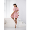Staroružové elegantné krátke šaty ELENYA (Veľkosť L)