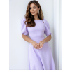 143874 5 svetle fialove elegantni midi saty velira