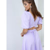 143874 3 svetle fialove elegantni midi saty velira
