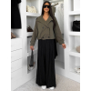Khaki krátký trenčkot kabátek MYNTRA (Veľkosť ONESIZE)