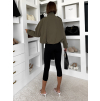 Khaki krátký trenčkot kabátek MYNTRA (Veľkosť ONESIZE)