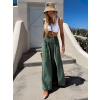 Khaki lehké letní kalhoty ORYXINA (Veľkosť ONESIZE)
