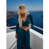 Petrolejový letní kalhotový balónový komplet AMALFI (Veľkosť ONESIZE)