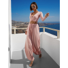 Růžový letní kalhotový balónový komplet AMALFI (Veľkosť ONESIZE)