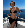 Černé dvojdílné plavky bikiny VANELLE se sukní (Veľkosť ONESIZE)