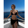 Černé dvojdílné plavky bikiny VANELLE se sukní (Veľkosť ONESIZE)