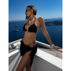 Černé dvojdílné plavky bikiny VANELLE se sukní (Veľkosť ONESIZE)