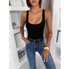 Černé elastické basic body ELYRO (Veľkosť M/L)