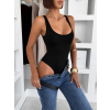 Černé elastické basic body ELYRO (Veľkosť M/L)