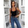 Černé elastické basic body ELYRO (Veľkosť M/L)