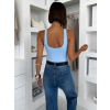 Modré elastické stahující basic body ELYRO (Veľkosť M/L)