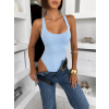Modré elastické stahující basic body ELYRO (Veľkosť M/L)