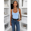 Modré elastické stahující basic body ELYRO (Veľkosť M/L)