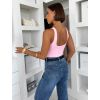 Ružové elastické sťahujúce basic body ELYRO (Veľkosť M/L)