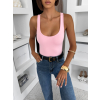 Růžové elastické stahující basic body ELYRO (Veľkosť M/L)