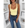 Žluté elastické stahující basic body ELYRO (Veľkosť M/L)