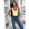 Žluté elastické stahující basic body ELYRO (Veľkosť M/L)