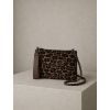 Béžová leopardí elegantní mini kabelka psaníčko RAVESSA (Veľkosť ONESIZE)