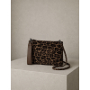 Béžová leopardia elegantná mini kabelka listová kabelka RAVESSA (Veľkosť ONESIZE)