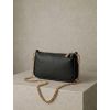 Černá kožená mini malá cross body kabelka CAVELLE (Veľkosť ONESIZE)