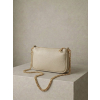 Krémová kožená malá cross body kabelka CAVELLE (Veľkosť ONESIZE)