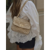 Krémová mini malá cross body kabelka CIRELLA (Veľkosť ONESIZE)