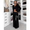 Čierna elegantná krátka bundička sako FROKOT (Veľkosť M/L)