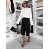 Černé elegantní culotte kraťasy NIMELLAE (Veľkosť M/L)