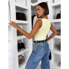 Žlté elastické tvarujúce basic body AMALIO (Veľkosť ONESIZE)