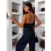 Čierne elegantné body MELAIA (Veľkosť M/L)