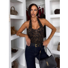Leopardie elegantné body MELAIA (Veľkosť M/L)