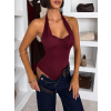 Vínové elegantné body MELAIA (Veľkosť M/L)