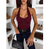 Vínové elegantné body MELAIA (Veľkosť M/L)