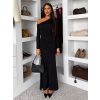 154544 cerne elegantni dlouhe saty jarelia s dlouhym rukavem